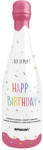 Amscan Sticlă cu confetti - confetti multicolore - 32 cm sticlă roz