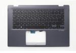ASUS Tastatura originala Asus TP412FAC iluminata US cu Palmrest gri