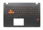 ASUS Tastatura originala Asus FX53VW iluminata US cu Palmrest negru