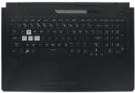 ASUS Tastatura originala Asus 90NR0684-R31US1 iluminata US cu Palmrest negru