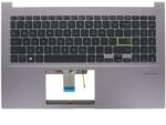 ASUS Tastatura originala Asus S533IA iluminata US cu Palmrest gri