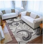  Covor Phoenix model floral gri-negru-crem 3014-244 Selectează mărime: 200 X 400 Covor