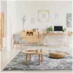  Covor Beenom design abstract gri-alb 1007-122 Selectează mărime: 080 X 150 Covor