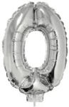  Számos lufi - 0, ezüst, 42 cm - vegyesbolt