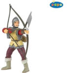 Papo piros íjász katona 39384
