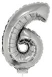  Számos lufi - 6, ezüst, 42 cm - vegyesbolt