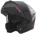 NOX N968 felnyitható (flip-up) bukósisak fekete-pink színben (N968UMBRO)