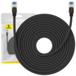 Baseus Ethernet RJ45 fonott hálózati kábel cat. 7, 10Gbps, 20m (fekete) - kontaktor