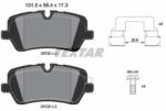 TEXTAR set placute frana, frana disc TEXTAR 2572001 (2572001)