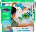 Learning Resources fúró és csavarhúzó játék építő készlettel EI-4114 (átlátszó) (EI-4114)