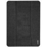 Dux Ducis GP-150489 Tok - Samsung Galaxy Tab A9 LTE (SM-X115), Oldalra Nyíló, Textil, Fekete