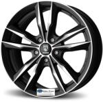 Reds By Momo Jante aliaj REDS by MOMO FAST MATT BLACK POLISHED CB72.3 7.5X17 5X100 ET40