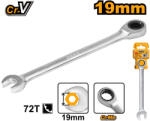 INGCO Racsnis csillag-villáskulcs 19 mm / 245 mm CrV (HCSPAR191)