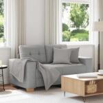 vidaXL felhőszürke szövet loveseat kanapé 120 cm (4105076)