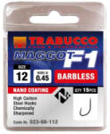 Trabucco F1 Maggot 16 Lapkás, Szakáll Nélküli Horog 15db (023-66-116)