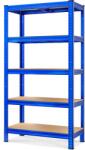 Monzana HEAVY nagy teherbírású polc, max 875kg, 90x40x180cm, kék Monzana