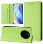  RINA Husă rabatabilă pentru Honor Magic7 Pro 5G verde deschis