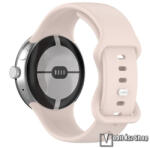  Google Pixel Watch 3 41mm, Watch 2, Watch 1, Okosóra szíj, Szilikon, 136+104mm hosszú, Rózsaszín
