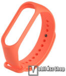  Okosóra szíj - NARANCS - szilikon - Xiaomi Mi Band 3 / Xiaomi Mi Smart Band 4