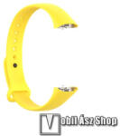 Okosóra pót szíj - szilikon - SAMSUNG SM-R370 Galaxy Fit - SÁRGA