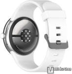  Google Pixel Watch 3 45mm, Okosóra szíj, Szilikon, 128mm+99mm hosszú, Fehér