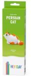 HEY CLAY Hey Clay: Set de modelaj cu figurină de pisică persană pufoasă (HCL30113CE)