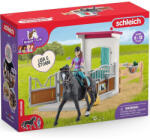 Schleich Schleich: Horse Club - Set de joacă cu Lisa și Storm în boxa pentru cai (SLH42709) Figurina