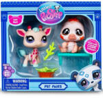 MGA Entertainment Littlest Pet Shop: Zoo pals - Set de figurine Girafă și Leneș Seria 2 (LPS00620/00586) Figurina