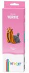 HEY CLAY Hey Clay: Set de modelaj cu cățeluș Yorkie moale și pufos (HCL30118CEE)