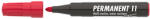 ICO Alkoholos marker 3mm, kerek Ico 11 piros - vegyesbolt