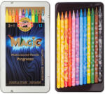 ICO Színes varázsceruza készlet famentes PROGRESSO MAGIC 8772 KOH-I-NOOR 12 klf. szín
