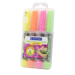 Centropen Szövegkiemelő készlet, 1-5mm, rugalmas vágott hegyű, Centropen 8542, 4 klf. szín - vegyesbolt