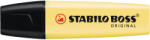 STABILO Szövegkiemelő 2-5mm, vágott hegyű, STABILO Boss original Pastel vanília - vegyesbolt