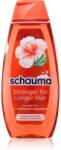 Schwarzkopf Schauma Stronger For Longer Hair erősítő sampon hosszú hajra Hibiscus & Rosemary 400 ml