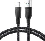JOYROOM Multi-Color Series SA34-AC6 USB-A / USB-C Kábel 100W Gyors Átvitellel 1m - Fekete