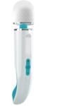 Pretty Love Vibrator Masaj Pretty Love Berlas, 7 Moduri Vibratii, 5 Viteze, Silicon, USB, Alb/Albastru, 29 cm Vibrator