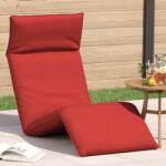 vidaXL piros oxford-szövet összecsukható napozóágy 175x54x8, 5 cm (4019752) - vidaxl