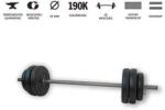 GazoFitness GazoFitness® Kétkezes Súlyzó 30Kg /150 cm hosszú rúddal/