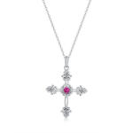 BeSpecial Colier argint cu cruciulita (CZT0138)