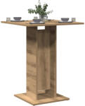 vidaXL kézműves tölgy forgácslap bisztróasztal 60 x 60 x 75 cm (856023)