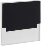 Kanlux 0, 8W, 14 lm, 12V, 4000K, 75x75 mm természetes fehér süllyeszthető szögletes rozsdamentes acél lépcsővilágító - 50 000 h élettartam (29852)