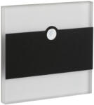 Kanlux 0, 8W, 14 lm, 12V, 4000K, 75x75 mm természetes fehér süllyeszthető szögletes rozsdamentes acél mozgásérzékelős lépcsővilágító - 50 000 h élettartam (29860)