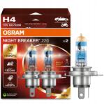 OSRAM NIGHT BREAKER 220 H4 60/55W 12V 2x (64193NB220-HCB)
