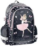 PASO Balerina ergonomikus iskolatáska, hátizsák - 2 rekeszes - fekete (PP24DN-081) (PP24DN-081)