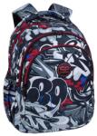 COOLPACK - Jerry iskolatáska, hátizsák - 3 rekeszes - Street art (F029706) (F029706)