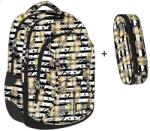 St. Majewski St. Right - Tropical Party 4 rekeszes hátizsák, iskolatáska tolltartóval (641190)