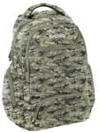 PASO BeUniq Terepmintás hátizsák, iskolatáska - 3 rekeszes - Gray (BU23JG-2908) (BU23JG-2908)