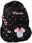 PASO Minnie Mouse hátizsák, iskolatáska - 2 rekeszes - Holo Black (DM23VV-278) (DM23VV-278)