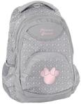 PASO BeUniq hátizsák, iskolatáska - 3 rekeszes - Disney - Minnie Mouse - szürke-rózsaszín (DM24TT-2708) (DM24TT-2708)