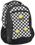 PASO Emoji iskolatáska, hátizsák - 3 rekeszes - Sakktábla (SM24LJ-2808) (SM24LJ-2808)